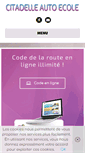 Mobile Screenshot of citadelleautoecole.com